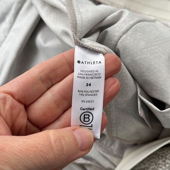 Athleta Venture Printed Pants Womens Size 24 Viper Grey - Picture 10 of 10